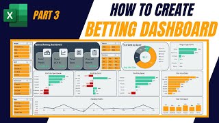 How to Create an Excel Sports Betting Tracker Dashboard | Part 3