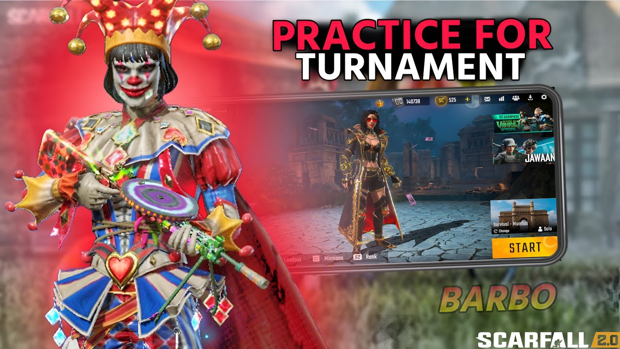 SCARFALL LIVE BECOME A ESPORT PLAYER DAY 01 PRECTICE ROOM MATCHES