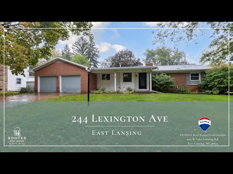 244 Lexington Ave, East Lansing, MI home video tour