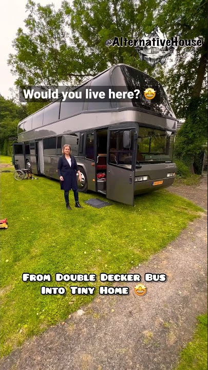 Self-Converted Double Decker Bus into Home On Wheels