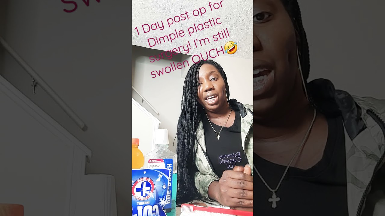 DIMPLE CREATION SURGERY! 1 DAY POST preview! OUCH🔥😘