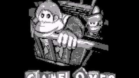 donkey kong land III game over screen