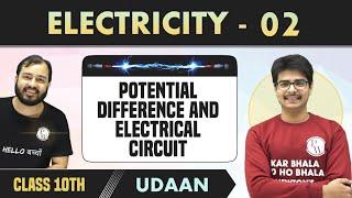 Electricity 02 | Potential Difference | Electrical Circuit  | Class 10 | NCERT | Udaan
