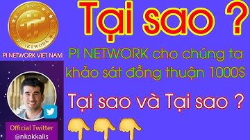 Tại Sao Pi Network Cho Khảo Sát 1000$ Mà Không Phải 20.000$ Hay Hơn Thế Nữa .Lý Do? | PI NETWORK 🇻🇳