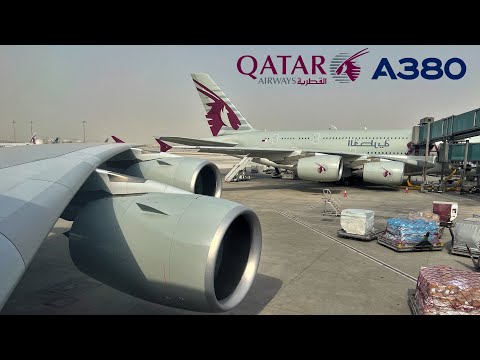 🇫🇷 Paris CDG - Doha DOH 🇶🇦 Qatar Airways Airbus A380  [FULL FLIGHT REPORT] FIFA World Cup 2022