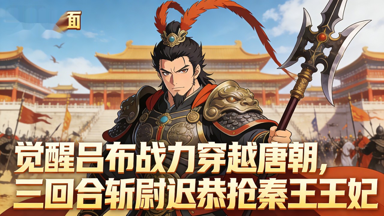 覺醒呂布戰力穿越唐朝，三回合斬尉遲恭搶秦王王妃。三戟斬名將，武力顛覆大唐歷史#都市小说 #玄幻小说