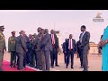 "Warm Reception of President of South Africa, Cyril Ramaphosa Upon His Arrival in Juba-South Sudan"