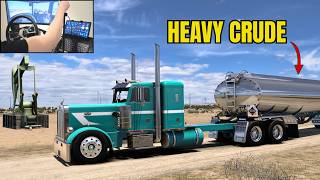 Hauling Oil Through New Mexico - (Challenging Delivery) - Peterbilt 359 - American Truck Simulator