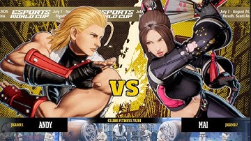 Andy vs Mai - Fatal Fury City of the Wolves gameplay