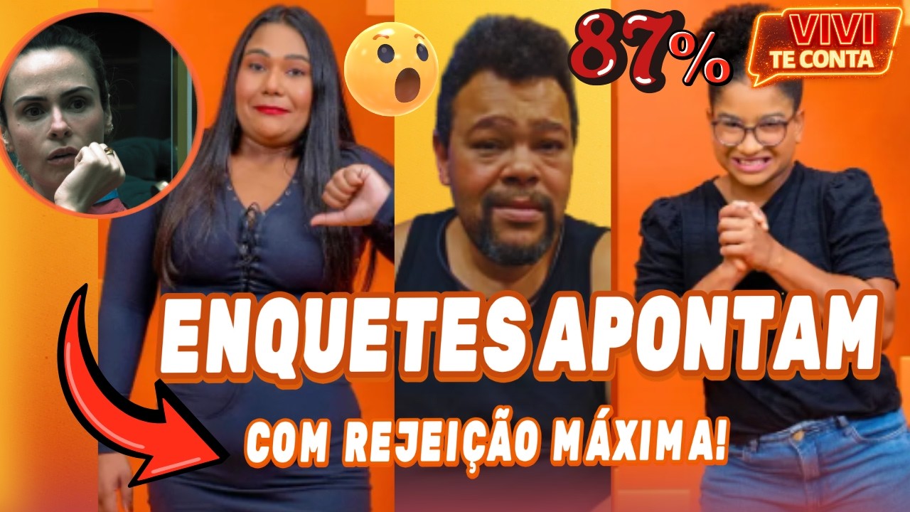 🔥GIRO DE ENQUETES APONTAM REJEIÇÃO HISTÓRICA!