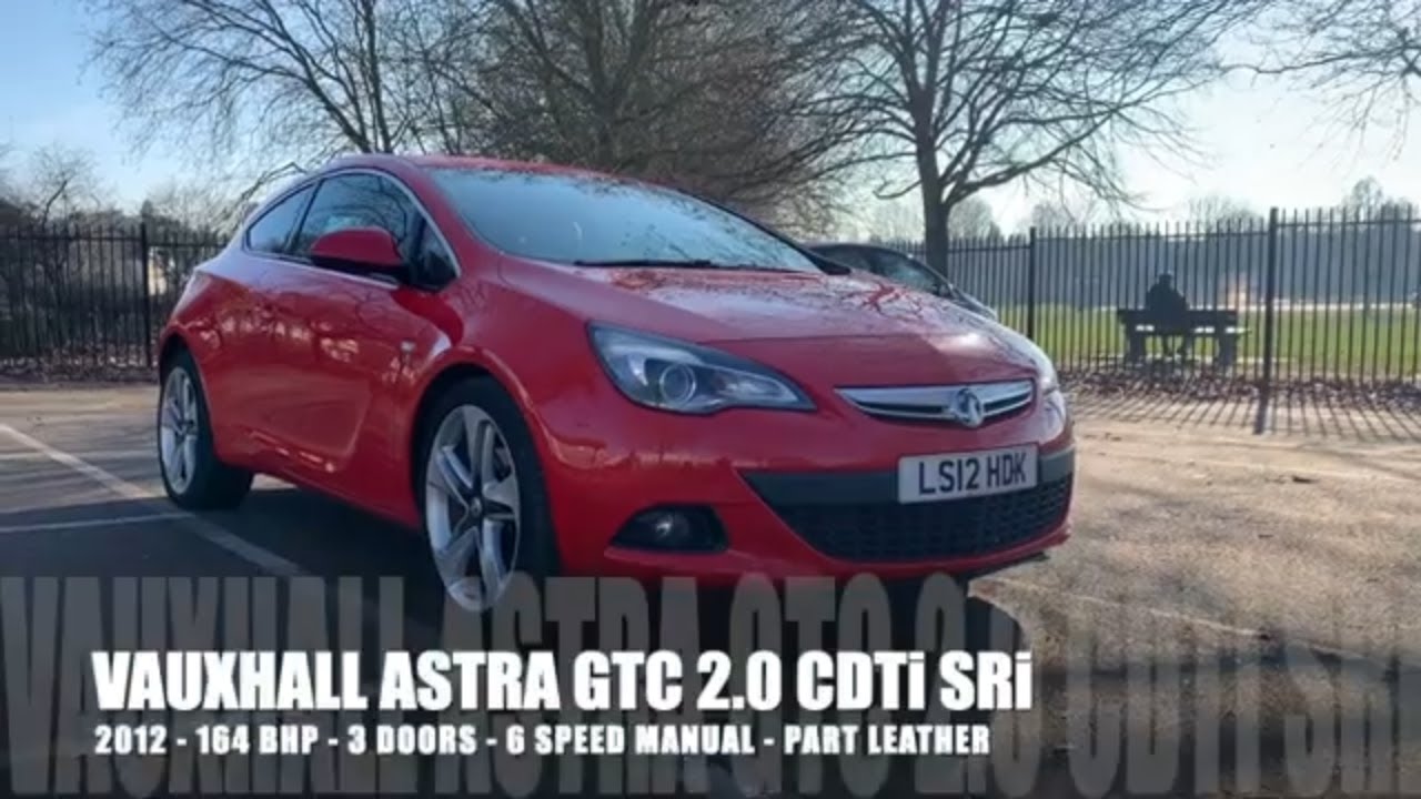 VAUXHALL ASTRA GTC SRi 2012 for sale Colchester LASCARS (Used Cars