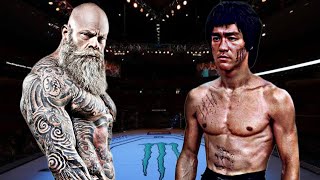 BRUCE LEE VS THE CURSE 😱🔥😰*WARZONE* (EA SPORTS UFC 4) UFC KNOCKOUTS | BRUCE LEE FIGHT | UFC 2023