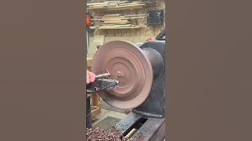 Fast-Paced Black Walnut Bowl Turning | From Raw Wood to Stunning Masterpiece - #shorts #woodturning