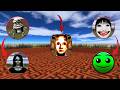 FIRE IN THE HOLE  MODIFY SELENE DELGADO YOSHIE AND YYY CTP ALLIHO IN BIG MAZE #GMod #NExtBots