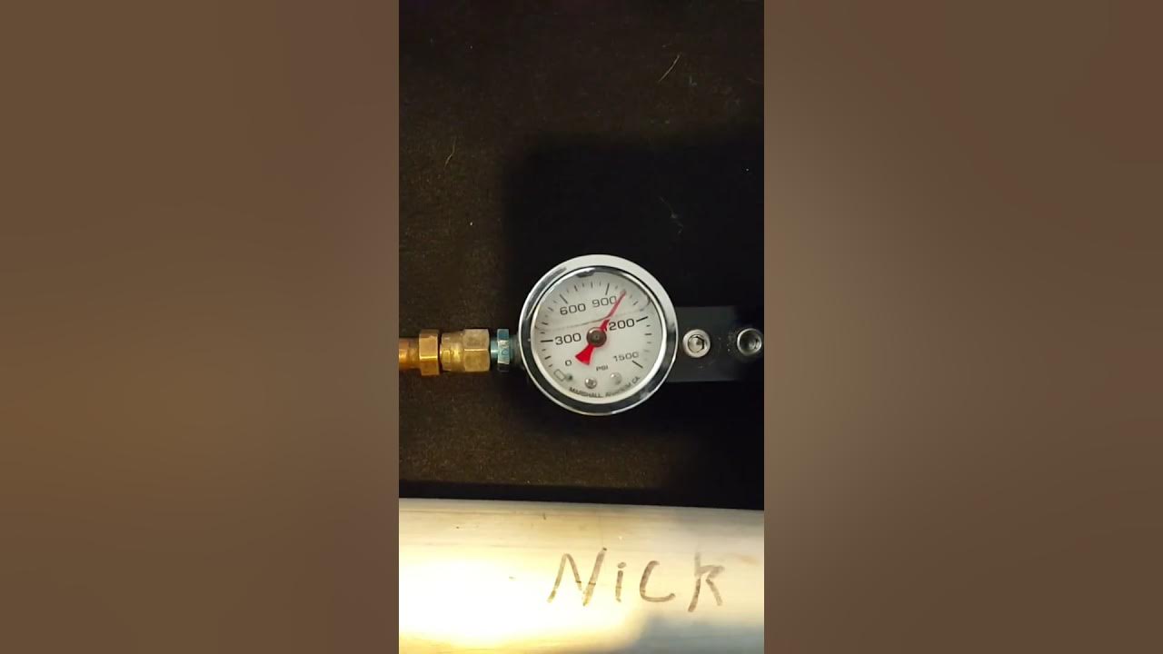 1000 psi nitrous solenoid test YouTube