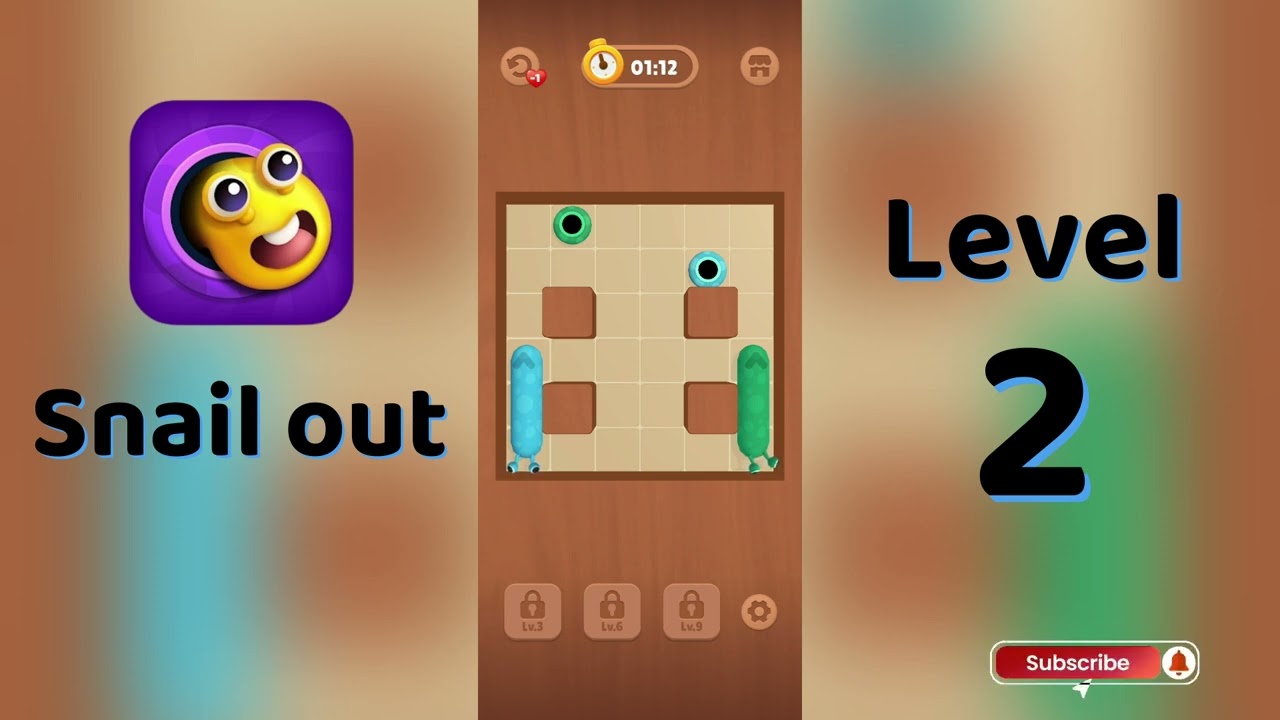 Snail Out Level 2 Walkthrough 🐌 | Easy Puzzle Solution | Solutionguruji