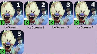 Ice Scream,Ice Scream 2,Ice Scream 3,Ice Scream 4,Ice Scream 5