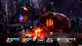 PlayStation All-Stars Battle Royale Beta - Parrapa the Rapper Gameplay