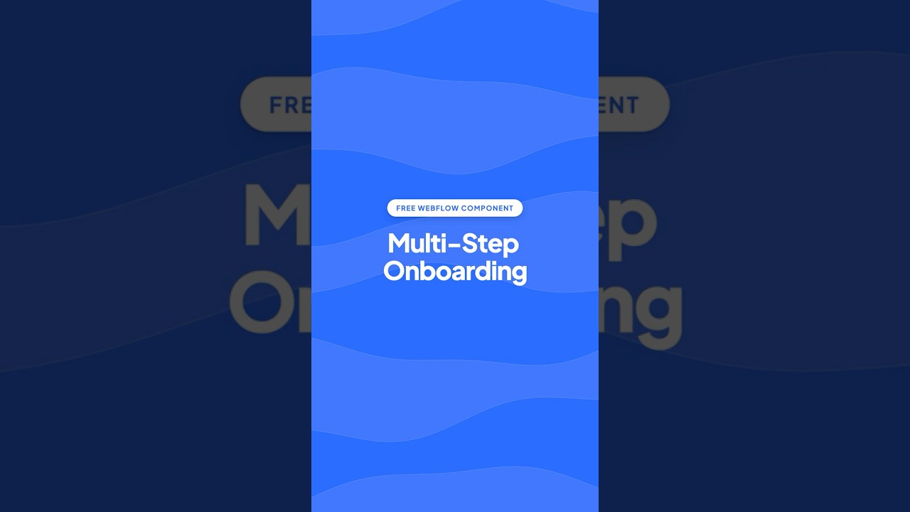 Turn one long signup form into three easy steps.