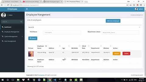 [Hotfix 2] Build Employee Management System with Laravel 5.4 and Adminlte