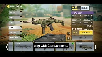 Kill 30 enemies with any SMG equipped with any 2 attachments | COD MOBILE CODM S7