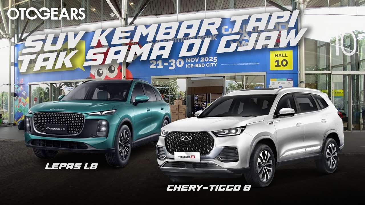 Intip Komparasi 2 SUV Kembar, Lepas L8 vs Chery-Tiggo 8 di GJAW. Lebih Suka Yang Mana?