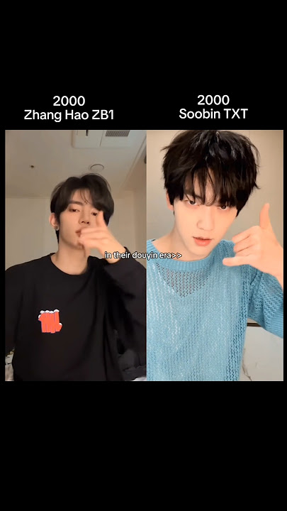 first hao now bean #txt#soobin#zerobaseone#zhanghao#zb1#kpop#douyin