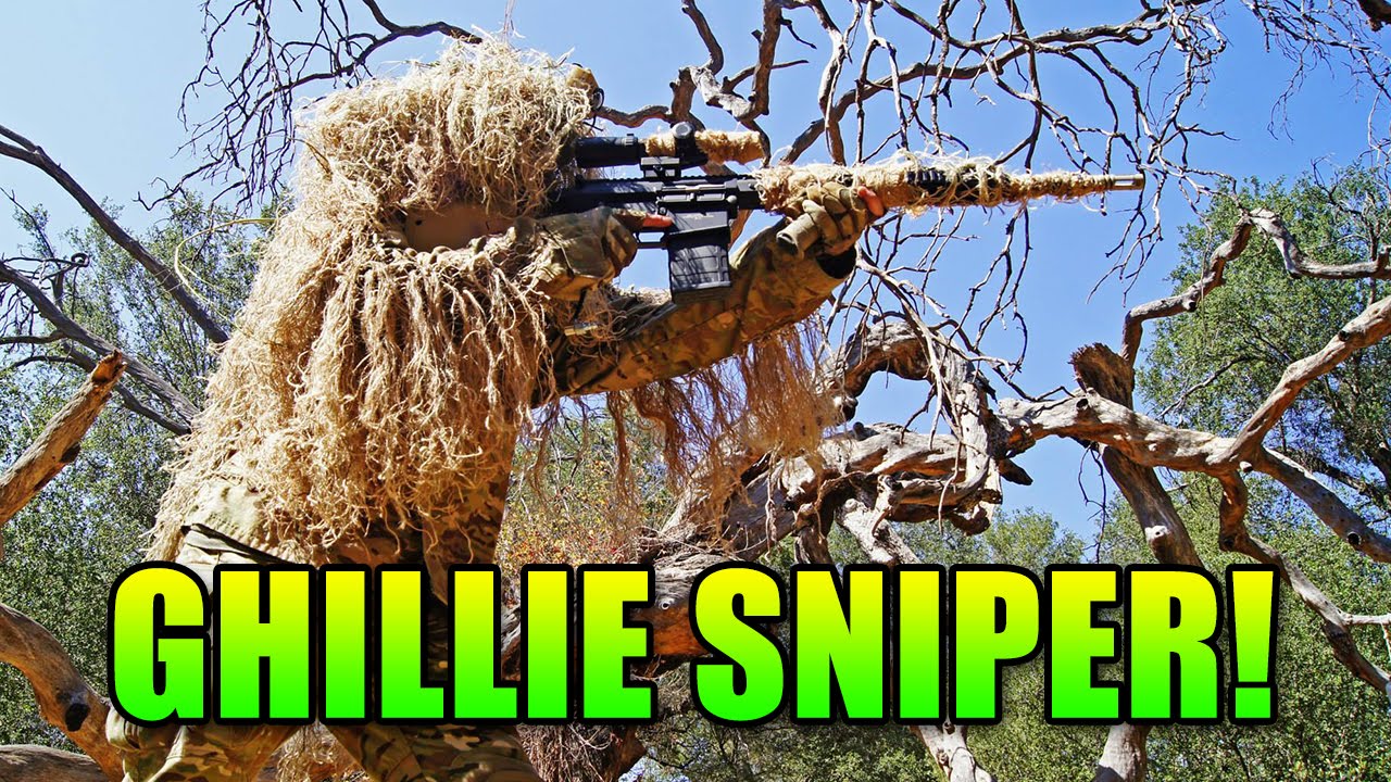 Ghillie Suit PolarStar SR25 Sniper Airsoft Gameplay YouTube