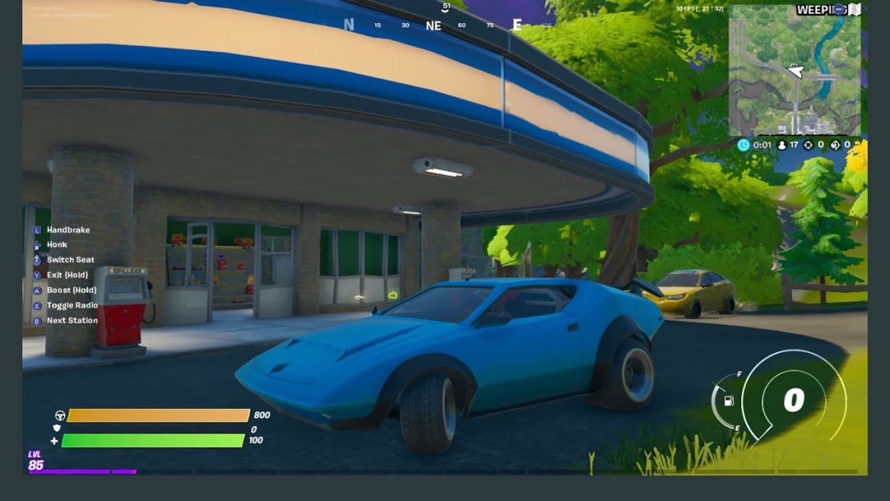 *NEW*  Fortnite Car Gameplay - 13.40 update