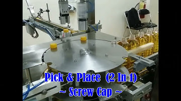 Multipurpose Pick & Place Capping Machine