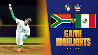 Highlights South Africa Vs Mexico Wbsc U-15 Baseball World Cup