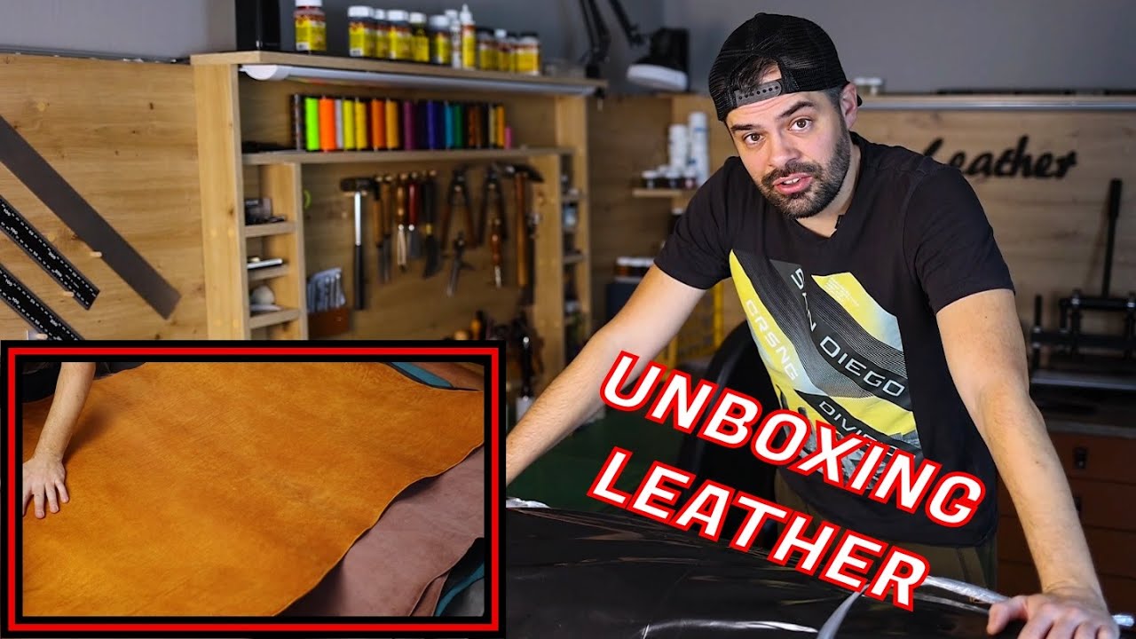 Unboxing  veg tan leather from Italy / WALPIER , Badalassi Carlo , MPG