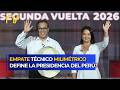 ¡INFARTO EN PERÚ! Conteo voto a voto separa a Keiko Fujimori y Roberto Sánchez al 98%