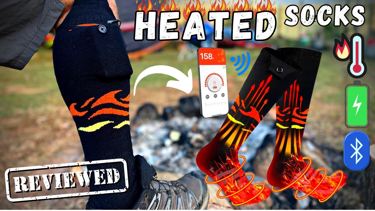 Electric Heated Socks with APP Control - Unboxing/Review 