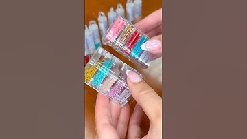 #ASMR color sorting beads