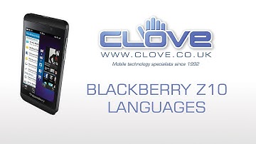BlackBerry Z10 Languages