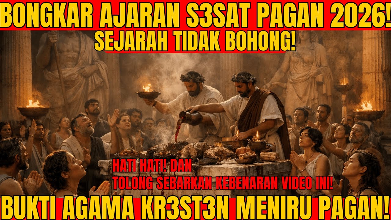 BUKTI KRISTEN MENIRU PAGAN: KISAH YESUS TERLALU MIRIP DEWA MITRA & HORUS!