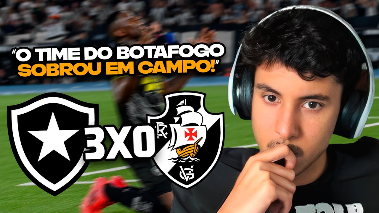 RENATO REAGE: BOTAFOGO 3 X 0 VASCO | MELHORES MOMENTOS | 32ª RODADA ...