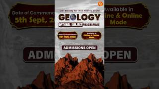 Geology Optional for IFoS Mains | UPSC Classes | Vajiram and Ravi