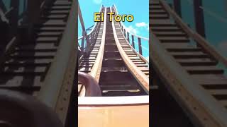 El Toro VS Voyage #rollercoaster #woodenrollercoaster #intamin #thrill