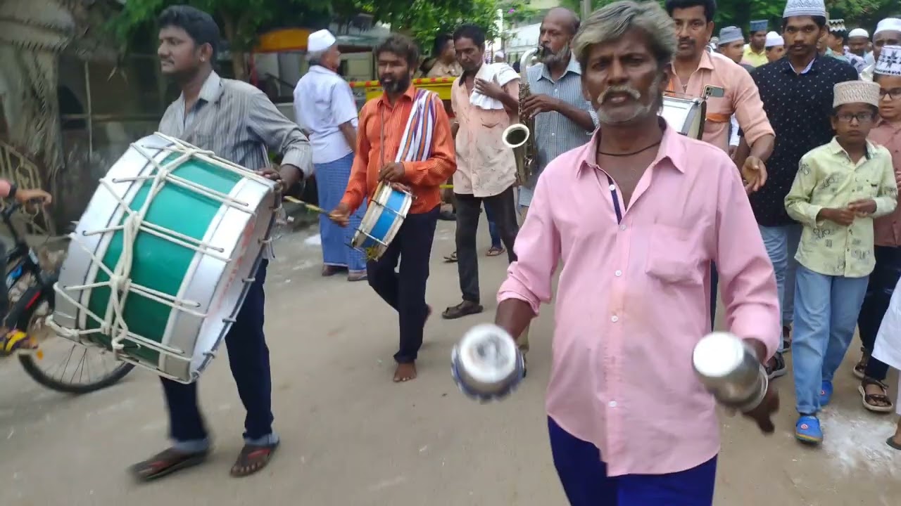 ( சந்தனகுடம் ஊர்வலம் ) பள்ளப்பட்டி மஹான் ஷெய்கு அப்துல் காதர் வலியுல்லாஹ் 263 ஆம் ஆண்டு உருஸ் விழா