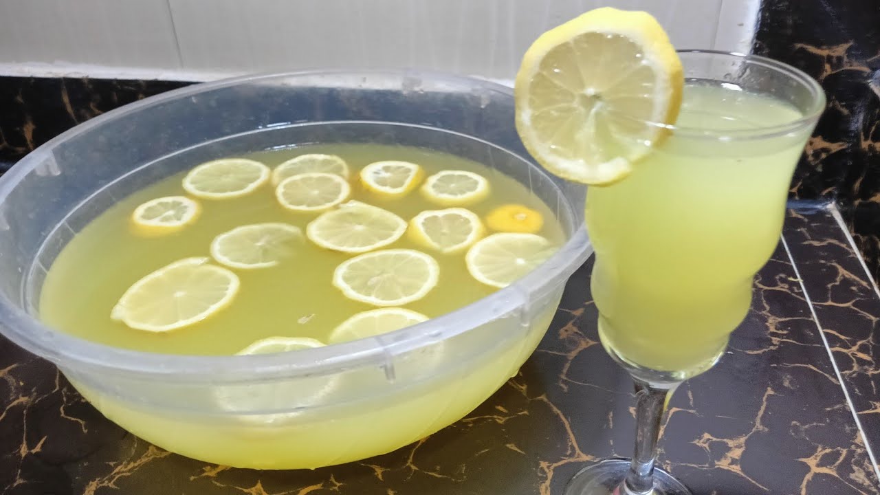 من اليوم ماتزيدوش تشروها برا جيتكم باروع وصفة شربات خير من تع المحلات منعشة ولذيذة جدا 