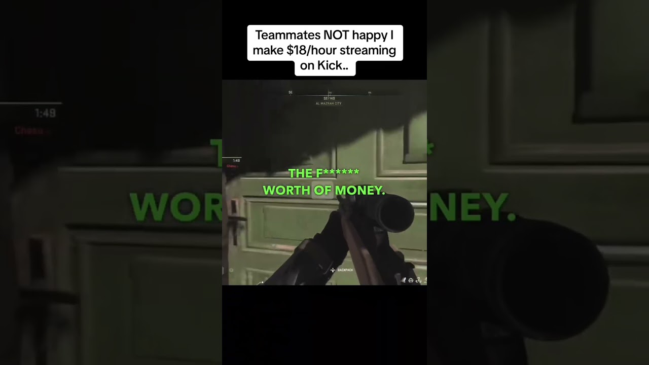 Real, in the moment laughs in a COD lobby