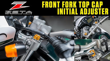 ZETA FRONT FORK TOP CAP INITIAL ADJUSTER TYPE SEROW250