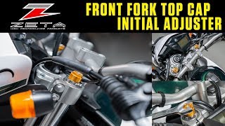 ZETA FRONT FORK TOP CAP INITIAL ADJUSTER TYPE SEROW250