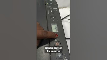 #canon printer air remove