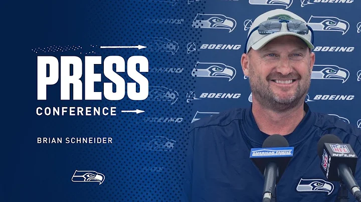 Seahawks Special Teams Coordinator Brian Schneider...