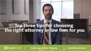 Top 3 Most Important Tips for  Choosing a Family Law Firm