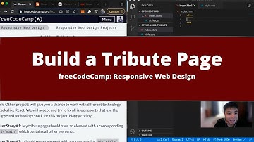 Build a Tribute Page (Response Web Design Projects) freeCodeCamp Tutorial