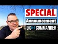 Special announcement at dx commander hq